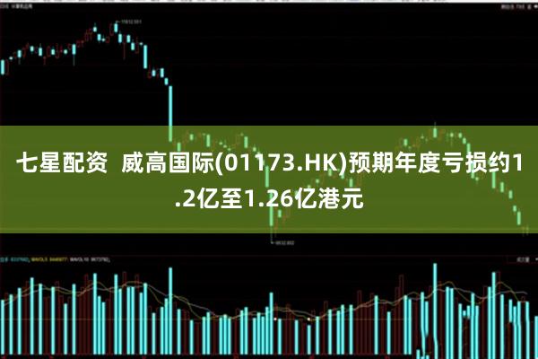 七星配资  威高国际(01173.HK)预期年度亏损约1.2亿至1.26亿港元